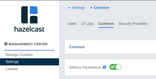 metrics persistence