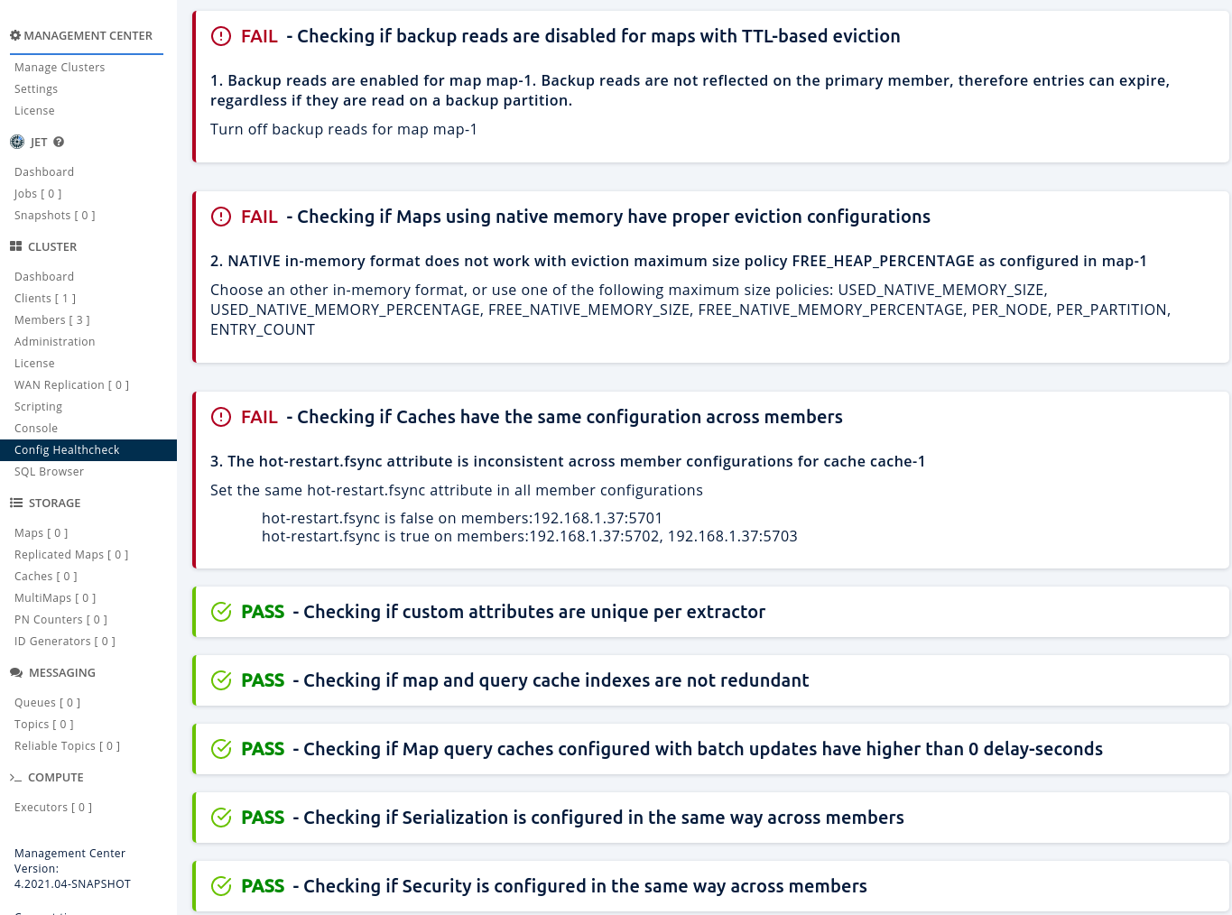 ConfigHealthcheck