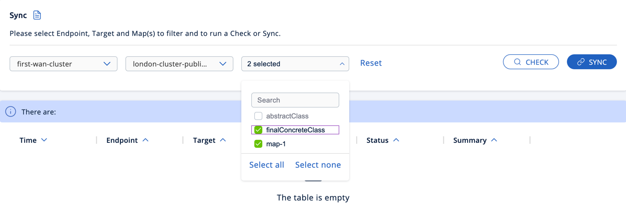 WAN Sync Config