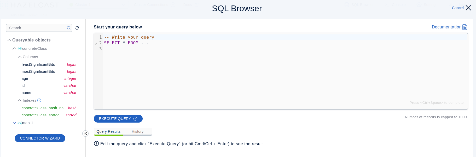 SQL Browser Queryable Objects