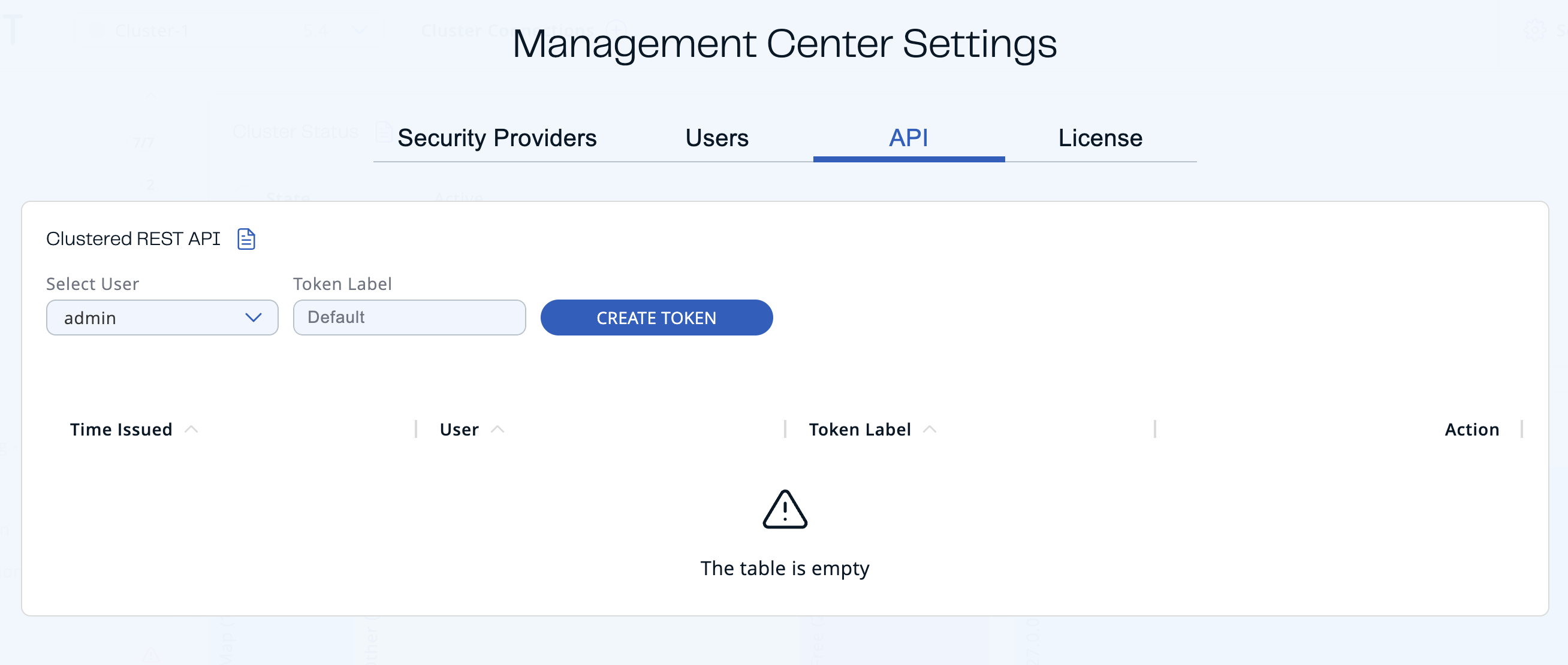 Auth Token Management Page